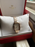 天王（TIAN WANG）手表女 生日禮物母貝小方表鋼帶石英女表玫瑰金LS31542P.P1.W 曬單實(shí)拍圖