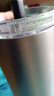 京東京造大容量吸管保溫杯  316L不銹鋼冰霸杯男女桌面辦公水杯1.2L金屬灰 曬單實(shí)拍圖