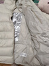 伯希和（Pelliot）羽絨服男女800蓬鵝絨秋冬保暖外套棉衣戶(hù)外防風(fēng)夾克連帽滑雪衣服 米白色【女款】 L 曬單實(shí)拍圖