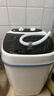 VCJ迷你洗衣機小型家用半自動(dòng)單桶內衣內褲洗襪子神器宿舍出租房嬰兒內衣褲洗衣機  曬單實(shí)拍圖