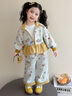 迪士咪魯（DISHIMILU）女童寶寶套裝春裝2026新款春秋拼接1-8歲兒童裝女孩春季小孩衣服 XT871(外套+褲子）-黃色 110 碼/身高100-110cm（3-4歲） 曬單實(shí)拍圖