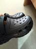俞兆林（YUZHAOLIN）洞洞鞋男士戶(hù)外開(kāi)車(chē)涼鞋沙灘鞋包頭拖鞋男外穿 YF093 黑色 曬單實(shí)拍圖
