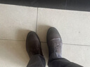 熱風(fēng)（Hotwind）商務(wù)皮鞋正裝皮鞋秋季男士時(shí)尚休閑鞋通勤商務(wù)百搭休閑 02棕色 42 正碼 曬單實(shí)拍圖