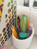 晨光(M&G)文具 洞洞鉛筆彩桿12支HB 小學(xué)生練字鉛筆 兒童正姿矯姿 三角木桿鉛筆 沾頂易抓握AWP30732 曬單實(shí)拍圖