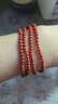 LOUIS WATER珍藏級天然南紅手串川料柿子紅滿(mǎn)色滿(mǎn)肉瑪瑙手鏈多圈佛珠瓦西料 珍藏級5mm多圈（一物一證） 曬單實(shí)拍圖