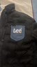 Lee兒童羽絨服冬款三防90白鴨絨男童中大童連帽保暖防風(fēng)外套 烏黑色 150 含絨量75g 曬單實(shí)拍圖