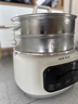 奧克斯（AUX）多功能電蒸鍋分體式電燉鍋燉蒸煮一體家用電煮鍋電熱鍋2000W大火力6L大容量ADZ-120AZX-449 曬單實(shí)拍圖