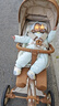 德拉瑪（DELAMA）Q2遛娃神器嬰兒推車(chē)高景觀(guān)嬰兒車(chē)可坐可躺換向輕便折疊寶寶溜娃車(chē) Q2美拉德PLUS（加大輪版） 曬單實(shí)拍圖