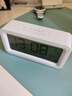 得力（deli）新款全自動(dòng)智能背光電子時(shí)鐘充電計時(shí)器鬧鐘起床神器家用兒童房床頭鐘開(kāi)學(xué)升學(xué)必備學(xué)生推薦 【充電款】大容量電池溫濕度計 LE103A 曬單實(shí)拍圖