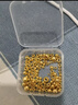 何熙熙足金999古法小金珠黃金散珠轉運珠3MM金珠 滿(mǎn)0.16g包郵單顆約0.1g 古法珠約0.01g 曬單實(shí)拍圖