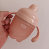 愛(ài)咔威（IKV）兒童水杯 硅膠學(xué)飲吸管嬰幼兒鴨嘴吸嘴杯學(xué)飲兩用 鴨嘴款-小粉瓶 160ml 曬單實(shí)拍圖