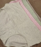 古今（GUJIN）4條裝女士?jì)妊澟?0A醫用級原棉】彩棉加長(cháng)襠中高腰收腹三角褲hy 曬單實(shí)拍圖