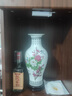 PHTY博古架擺件工藝品高級感輕奢高檔景德鎮(zhèn)陶瓷器花瓶客廳插花中式裝 100號鳴春魚尾瓶[送木底座] 曬單實拍圖