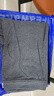 海瀾之家男士秋褲男保暖褲男100%純棉抗菌線(xiàn)褲絨褲薄款打底褲 100%純棉抗菌-深麻灰+黑色 2XL /180(體重150-170斤) 曬單實(shí)拍圖