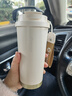 富光拾喜保溫杯咖啡杯316L不銹鋼男女士不銹鋼水杯便攜車(chē)載杯子白色520ml 曬單實(shí)拍圖