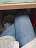 洋芯格 YOUNG FEELING微喇牛仔褲女2026春秋新款小個(gè)子彈力高腰魚(yú)尾褲黑色休閑喇叭長(cháng)褲 藍色 長(cháng)褲 S /26【建議體重85-95斤】 曬單實(shí)拍圖
