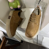 七匹狼男鞋春季2026新款休閑皮鞋男真皮透氣商務(wù)休閑鞋英倫風(fēng)低幫板鞋潮 黃棕 41 曬單實(shí)拍圖