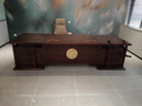 軒仕居 新中式烏金木實(shí)木老板桌辦公桌組合大班臺主管經(jīng)理書(shū)桌辦公家具 2.01米單桌 烏金木 曬單實(shí)拍圖