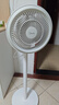 美的（Midea）【暴風(fēng)循環(huán)】空氣循環(huán)扇大風(fēng)量搖頭電風(fēng)扇家用臺式落地扇輕音臥室節能小風(fēng)扇柔風(fēng)輕羽扇 FGA24TQ 曬單實(shí)拍圖