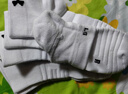 安德瑪（Under Armour）襪子【3雙】籃羽毛球運動(dòng)襪男女跑步中防臭加厚筒毛巾短棉襪 曬單實(shí)拍圖