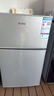 榮事達（Royalstar）小冰箱小型家用出租房雙門(mén)一級能效宿舍冷藏冷凍兩用節能電冰箱 42A126【一級能效】【三天不到1度電】銀 曬單實(shí)拍圖