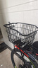 山地自行車(chē)車(chē)筐后座架置物筐后貨架書(shū)包籃球筐菜籃子 加粗大容量后車(chē)筐【一個(gè)裝】+螺絲包 曬單實(shí)拍圖