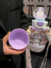 PLPC三麗鷗兒童水杯小學(xué)生上學(xué)專(zhuān)用6-12歲雙飲杯tritan夏季水壺飲杯子 庫洛米 510ml 【吸管+直飲+公仔】 曬單實(shí)拍圖
