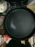 奧克斯（AUX） 電餅鐺40CM加深加大號尺寸家用煎餅鍋煎餅機多功能商用不銹鋼大容量電煎鍋雙面加熱烙餅鍋 曬單實(shí)拍圖