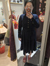 Navigare意大利小帆船女士連衣裙春季時(shí)尚休閑POLO裙顯瘦通勤百搭中長(cháng)裙女 海軍藍 L 曬單實(shí)拍圖
