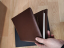 白校長(cháng)A5真皮活頁(yè)高端筆記本本子商務(wù)禮盒可拆卸皮質(zhì)記事本辦公會(huì )議記錄本伴手禮品送人定制logo-棕色 曬單實(shí)拍圖