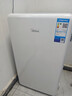 美的（Midea）93L單門(mén)小冰箱一級低音復古白色小單溫冷藏租房家用宿舍辦公室可放美妝BC-93MF【國家補貼】 曬單實(shí)拍圖