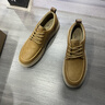 七匹狼男鞋春季2026新款休閑皮鞋男真皮透氣商務(wù)休閑鞋英倫風(fēng)低幫板鞋潮 黃棕 41 曬單實(shí)拍圖