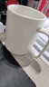 炊大皇陶瓷杯馬克杯茶杯 經(jīng)典黑白泡茶杯咖啡杯早餐杯果汁水杯白色420ml 曬單實(shí)拍圖