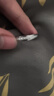 銀千惠999純銀情侶戒指一對鐘情久久對戒求結婚520情人節生日禮物送女友 星河單戒（男款）/999足銀+免費刻字/代寫(xiě)賀卡 真愛(ài)承諾定制聯(lián)系客服/配證書(shū)/周年紀念日禮物/可調節 曬單實(shí)拍圖