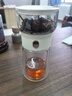 FLOGO德國品牌茶水分離杯一人茶壺飄逸杯便攜式旅行茶具送長(cháng)輩禮泡茶 泡茶保溫杯-暮光白（泡茶器+保溫杯+收納包） 曬單實(shí)拍圖