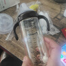 RIKZ吸管奶瓶一歲以上2歲3歲6個(gè)月ppsu大寶寶兒童鴨嘴防脹氣喝奶喝水 [吸管奶瓶] 330ml棕 吸嘴*2 曬單實(shí)拍圖