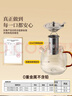 茗光茶壺玻璃泡茶壺茶水分離煮茶壺養生壺高硼硅玻璃燒水壺茶具1500ml 曬單實(shí)拍圖