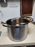 鏗鏘高湯鍋316不銹鋼湯鍋加厚家用大容量燃氣電磁爐蒸煮鍋燉鍋煮面鍋 特高湯煮鍋【抗菌316】 28cm 曬單實(shí)拍圖