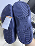 CROCS卡駱馳貝雅洞洞鞋沙灘鞋|10126 深藍-410 46/47(300mm) 曬單實(shí)拍圖