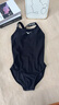 美津濃（MIZUNO）連體泳衣女款純色專(zhuān)業(yè)競速平角高級感泡溫泉新款大碼泳裝黑色顯瘦 黑色【UPF50+ 送可拆卸胸墊】 L 【適合162-170cm 56-62kg】 曬單實(shí)拍圖