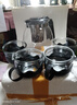 【京東物流】茶壺套裝整套茶具大容量玻璃茶杯帶濾網(wǎng)耐高溫泡茶具 1000ML一壺+四杯套裝【無(wú)茶盤(pán)】 曬單實(shí)拍圖