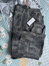 沃巴倫純棉工作服套裝男迷彩服勞保服彈力工裝春秋作訓服休閑耐磨工裝服 528黑迷彩純棉套裝 3XL 185碼/建議體重160-180斤 曬單實(shí)拍圖