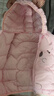 G.duck小黃鴨卡通新款兒童羽絨棉服秋冬款男女童棉襖中小童寶寶保暖外套 粉色 110 cm 曬單實(shí)拍圖