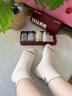 鴨鴨【100%純棉】襪子男春夏10A抗菌防臭襪耐磨吸汗中筒運動(dòng)休閑男襪 曬單實(shí)拍圖