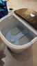 榮事達軟膠按摩泡腳桶過(guò)小腿洗腳盆恒溫加熱自動(dòng)按摩躺泡足浴盆泡腳按摩一體機三八婦女節母親女神禮物 曬單實(shí)拍圖