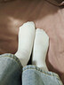 莫代爾6雙襪子女春夏季100%純棉長(cháng)襪10A抗菌防臭中筒襪休閑百搭新疆棉襪 曬單實(shí)拍圖
