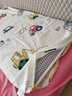 浪莎（LangSha）幼兒園兒童床墊100%純棉可愛(ài)卡通四季嬰兒床墊床褥可拆卸午睡墊子 生日派對一體款 60*120cm（厚約4cm） 曬單實(shí)拍圖