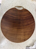 木雅軒正宗鐵木砧板家用菜板圓形菜墩實(shí)木整木抗菌加厚案板切菜板 曬單實(shí)拍圖