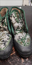 搏峰（BOVFN）高幫膠鞋工作鞋勞保鞋 冬季防滑解放鞋迷彩103棉 38 曬單實(shí)拍圖