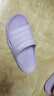 回力女士拖鞋居家防滑不臭腳浴室一字拖eva沙灘涼拖鞋0396 紫色 36-37 曬單實(shí)拍圖